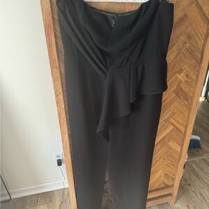 Black Strapless Dress